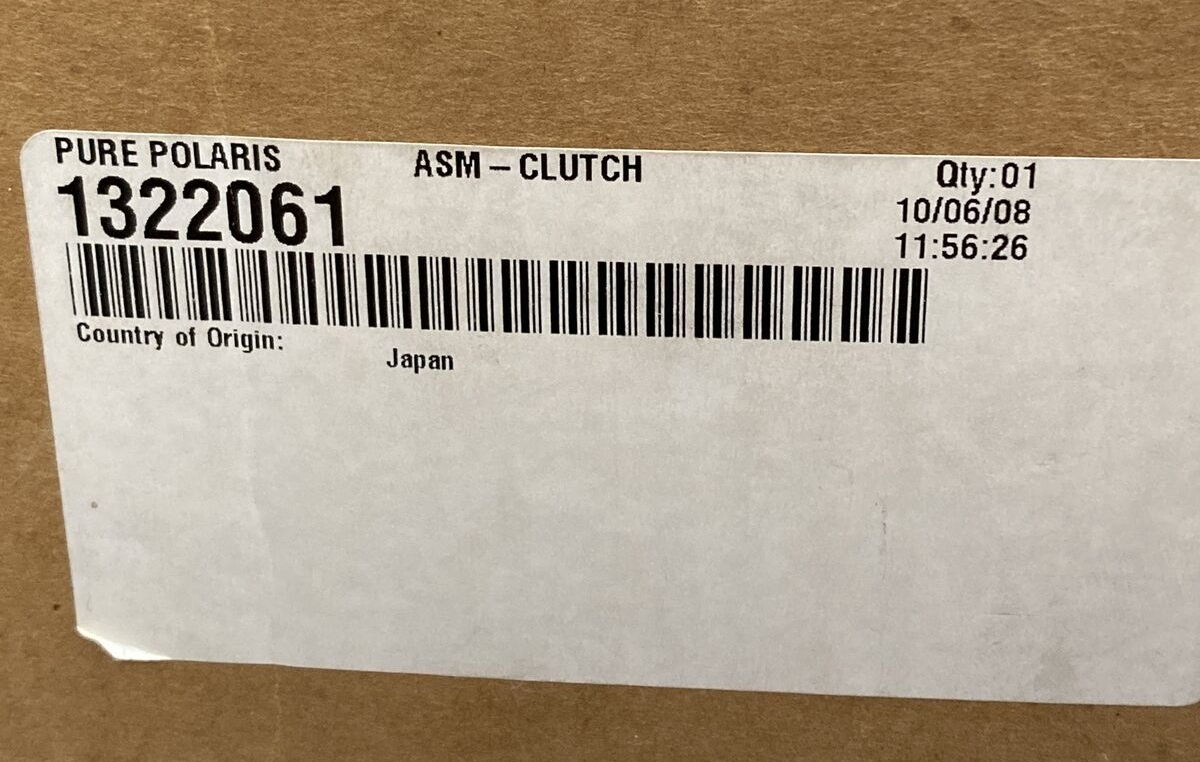 NEW GENUINE POLARIS/VICTORY 1322061 CLUTCH ASSEMBLY