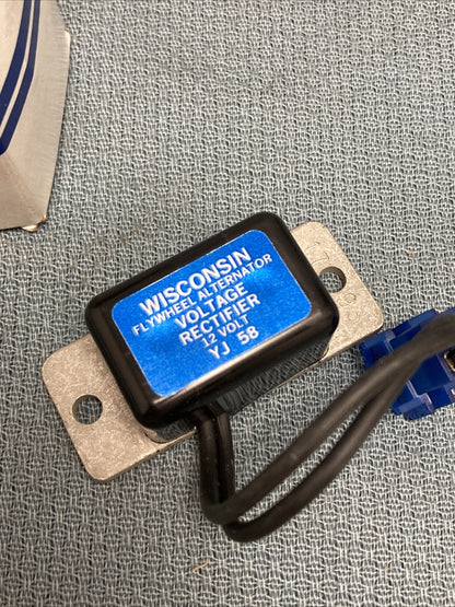 NEW WIS-CON TOTAL POWER YJ58 WISCONSIN FLYWHEEL ALTERNATOR VOLTAGE RECTIFIER 12V