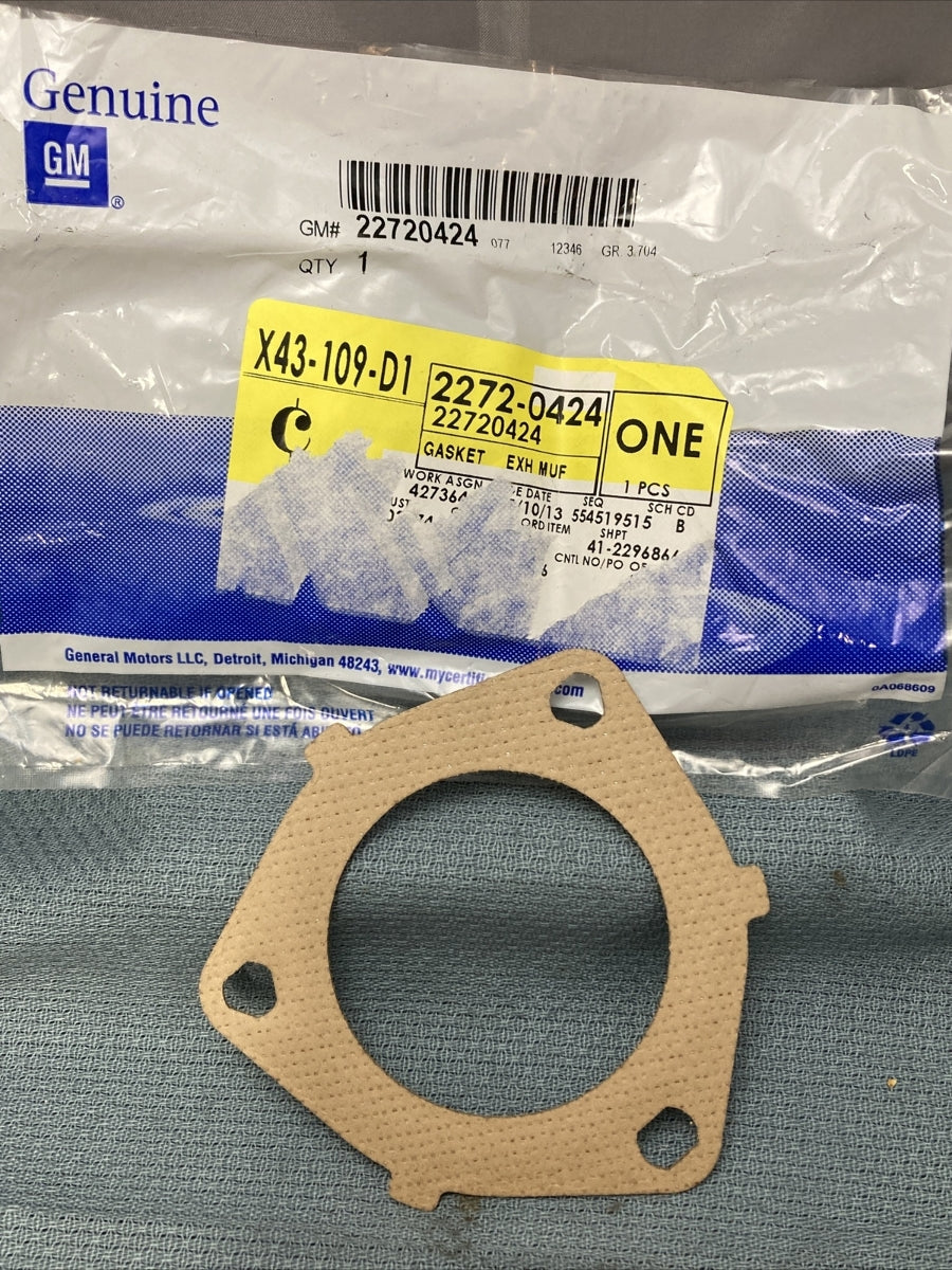 NEW GENUINE GM 22720424 GASKET, EXHAUST MUFFLER 2005-2009 GR 3.704