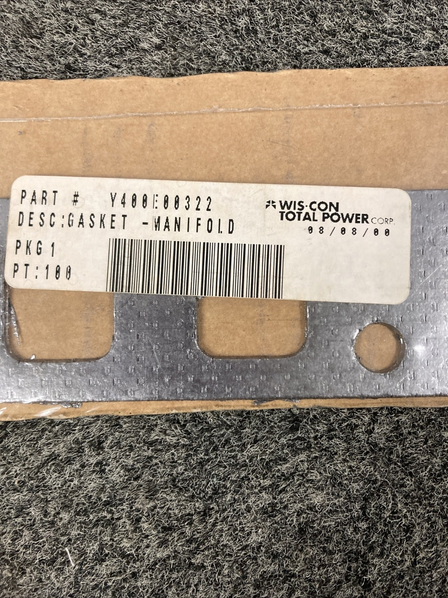 NEW WIS-CON TOTAL POWER Y400E00322 MANIFOLD GASKET