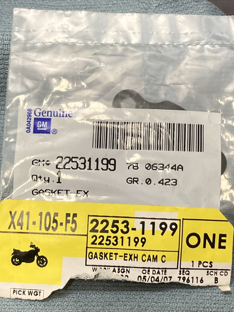 NEW GENUINE GM 22531199 GASKET, EXHAUST CAMSHAFT COVER 1987-2002 GR 0.423