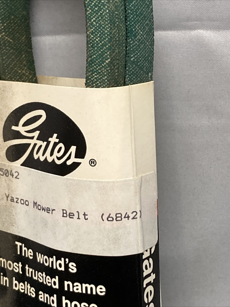 NEW GATES 6842 POWERATED YAZOO MOWER BELT Y-205042