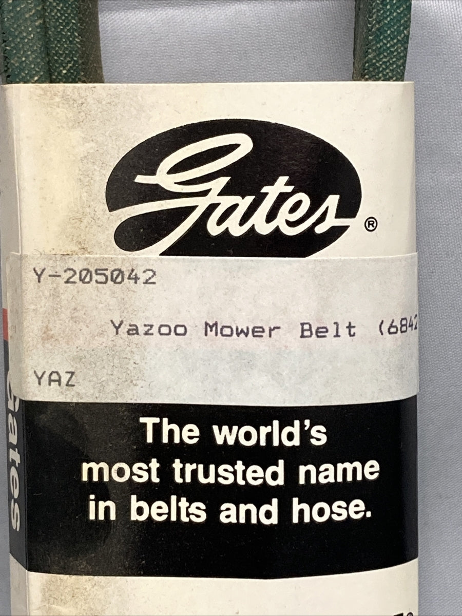 NEW GATES 6842 POWERATED YAZOO MOWER BELT Y-205042