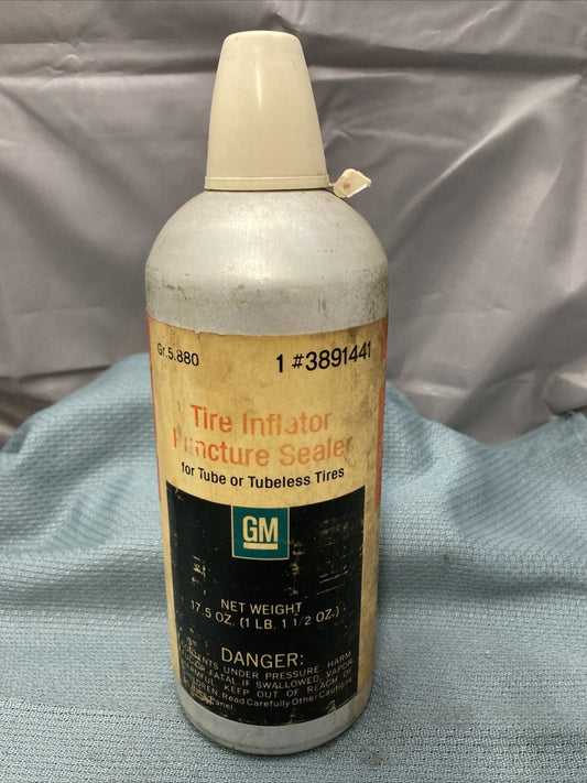 NEW GENUINE GM 3891441 TIRE INFLATOR PUNCTURE SEALER 17.5OZ GR 5.880