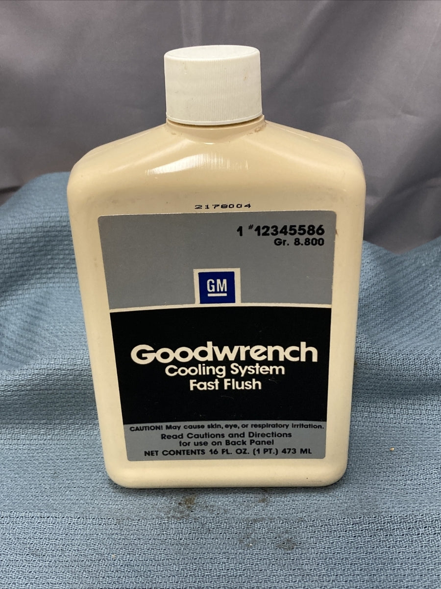 NEW GENUINE GM 12345586 COOLING SYSTEM FAST FLUSH 16OZ GR 8.800