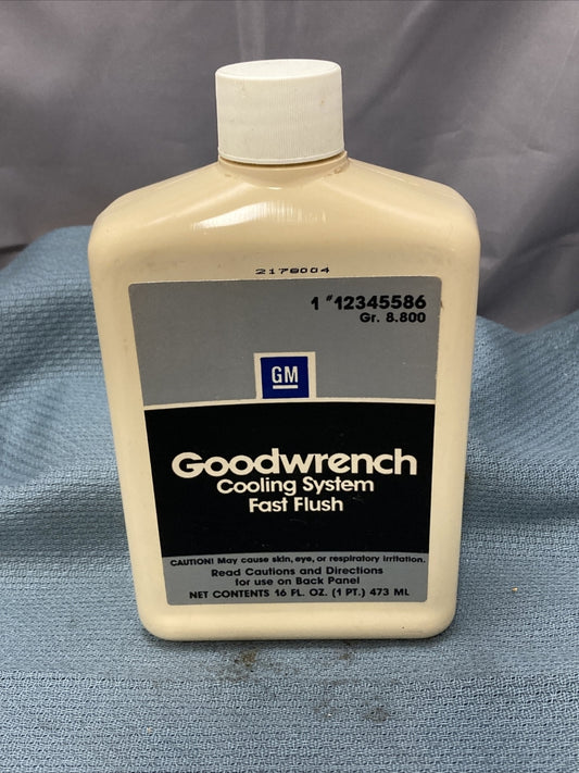 NEW GENUINE GM 12345586 COOLING SYSTEM FAST FLUSH 16OZ GR 8.800