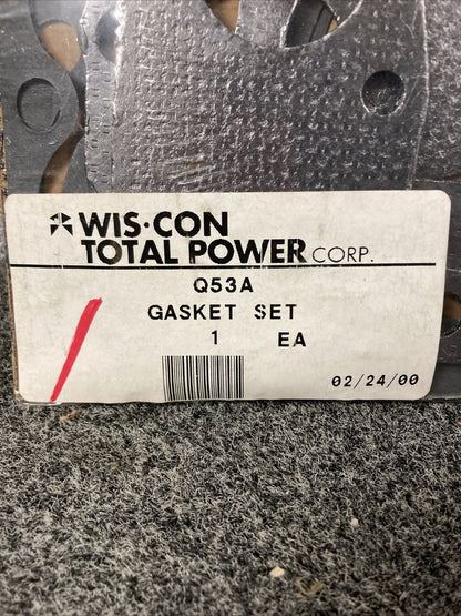 NEW WIS-CON TOTAL POWER Q53A GASKET SET VALVE GRIND-LAQ