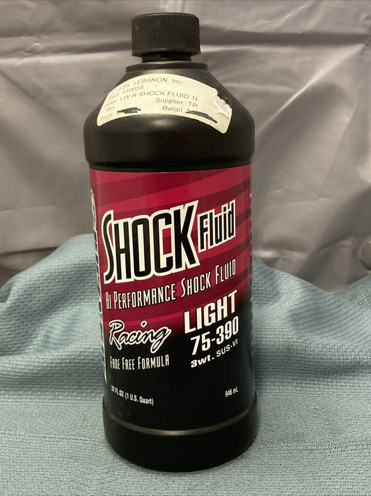 NEW MAXIMA 58901L SHOCK FLUID LIGHT 75-390 32 FL OZ