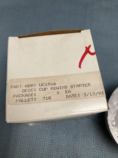 NEW WIS-CON TOTAL POWER UC196A CUP REWIND STARTER