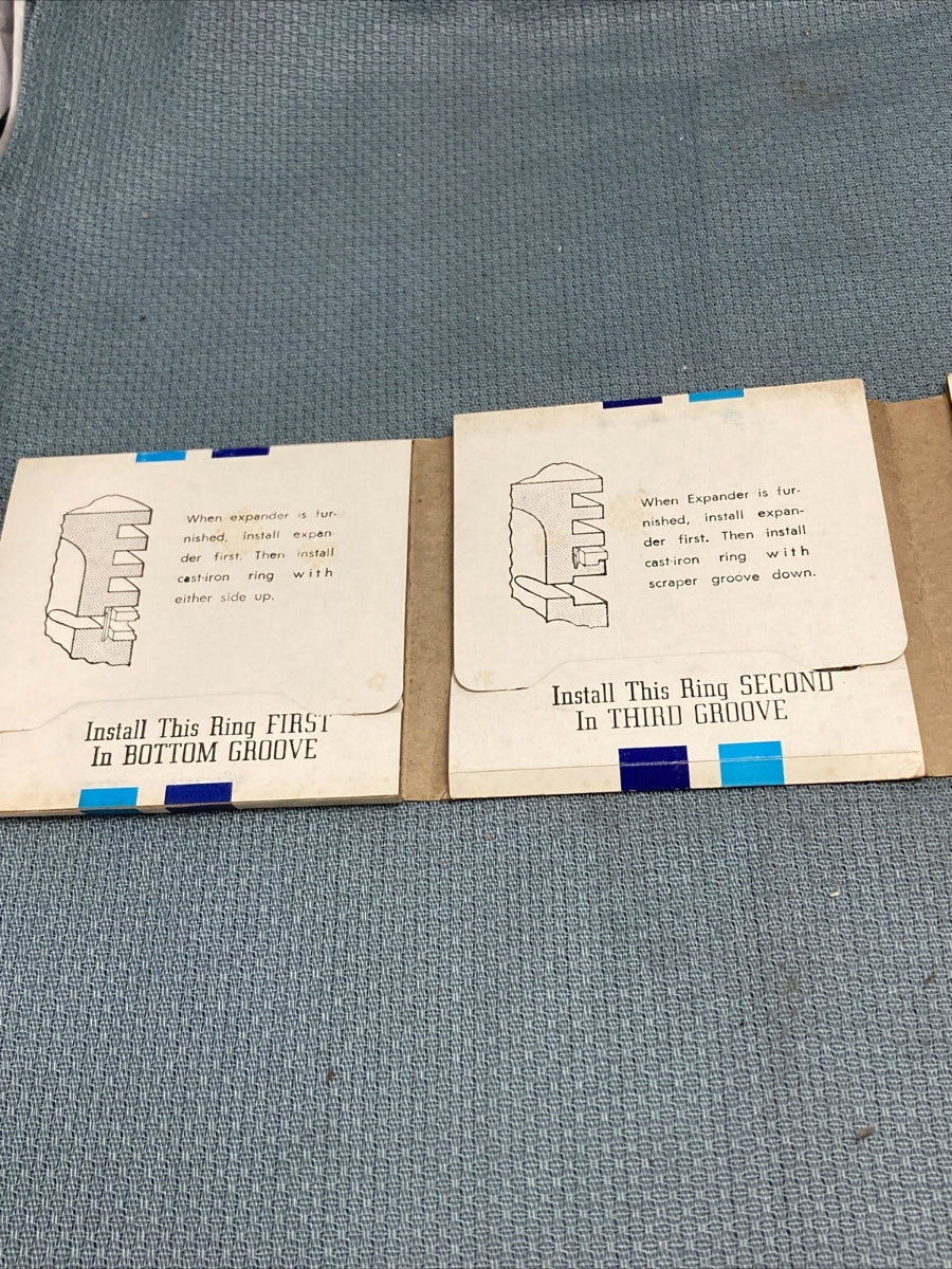 NEW HEAVY DUTY WISCONSIN PARTS DR-12 PISTON RING SET