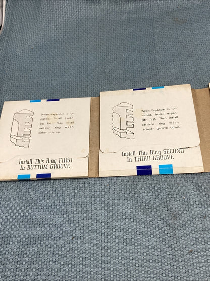 NEW HEAVY DUTY WISCONSIN PARTS DR-12 PISTON RING SET