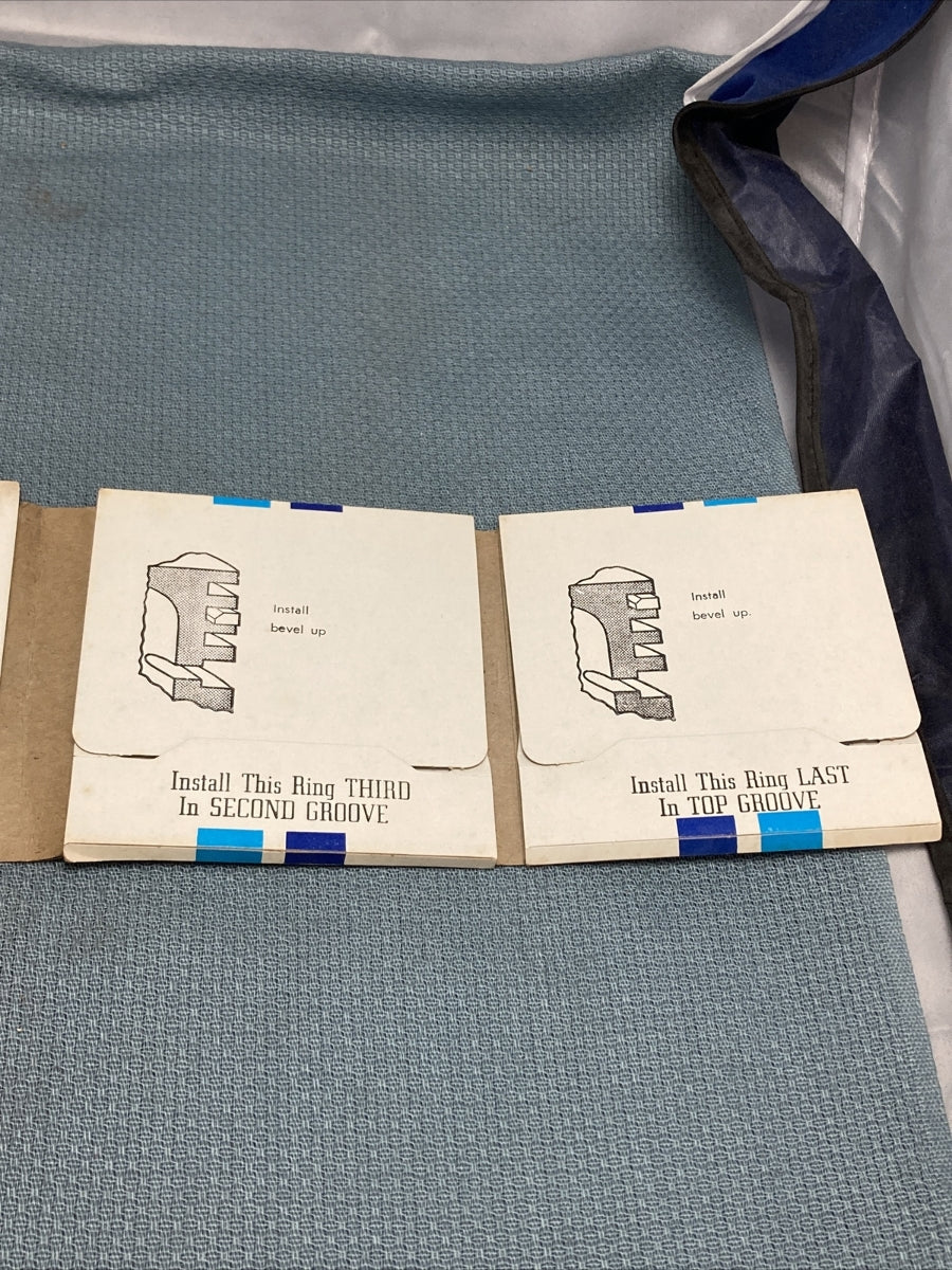 NEW HEAVY DUTY WISCONSIN PARTS DR-12 PISTON RING SET