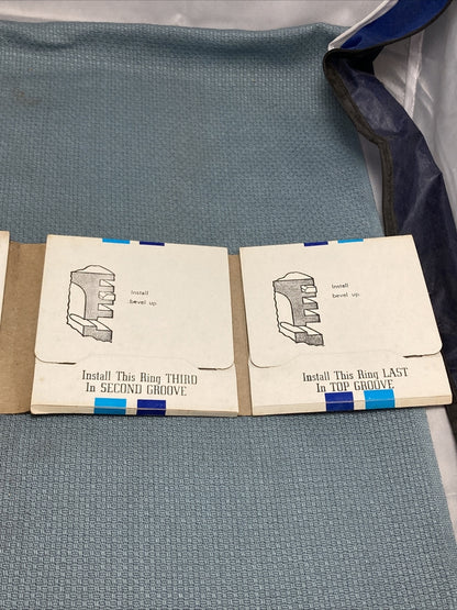 NEW HEAVY DUTY WISCONSIN PARTS DR-12 PISTON RING SET