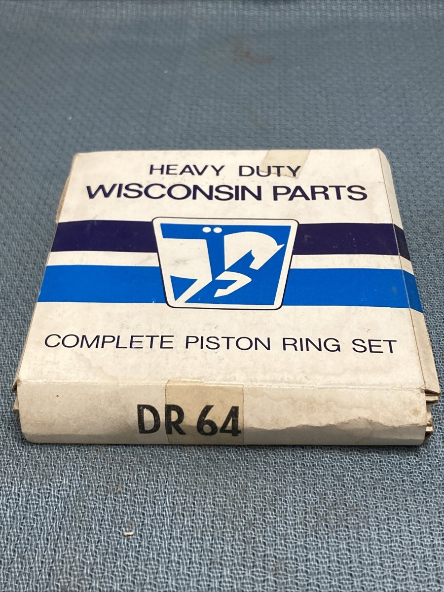 NEW HEAVY DUTY WISCONSIN PARTS DR 64 PISTON RING SET