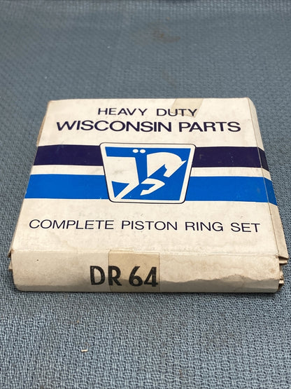 NEW HEAVY DUTY WISCONSIN PARTS DR 64 PISTON RING SET