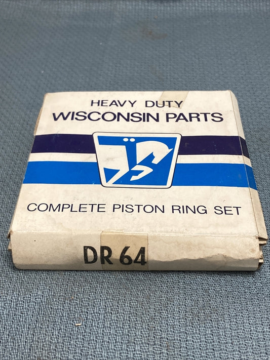 NEW HEAVY DUTY WISCONSIN PARTS DR 64 PISTON RING SET