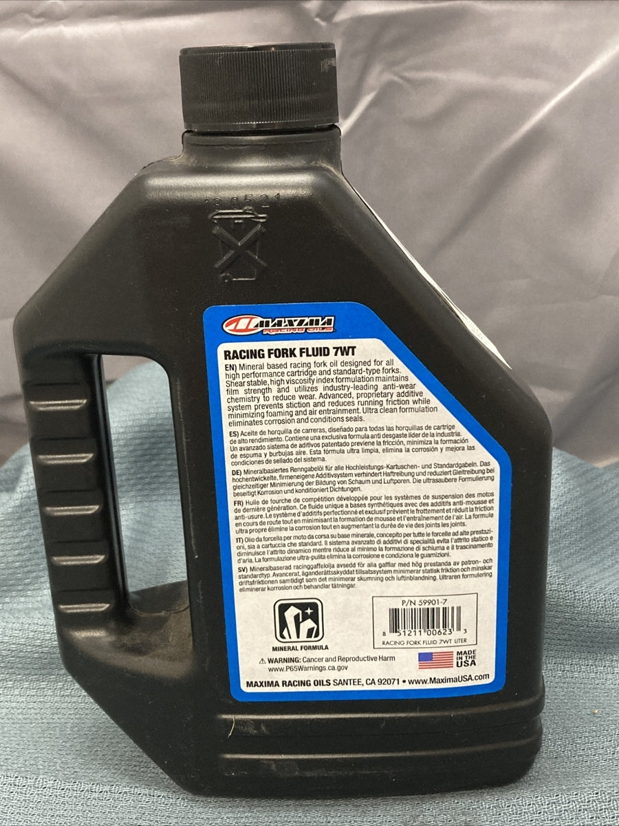NEW MAXIMA 78-9926 HIGH PERFORMANCE FORK FLUID 7W 1 LITER