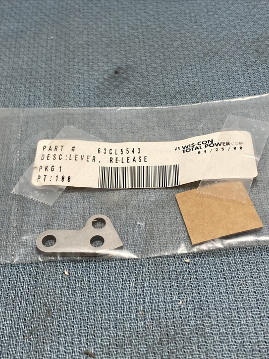 NEW WIS-CON TOTAL POWER 63CL5543 LEVER, RELEASE