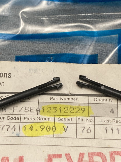 QTY 2 NEW GENUINE GM 12512229 PIN, FR SEAT STORAGE ARMREST HINGE 1992-99 GR 14.9