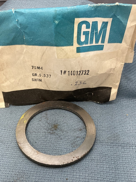 NEW GENUINE GM 14012732 SHIM, DIFFERENTIAL BEARING 1985-2021 GR 5.537