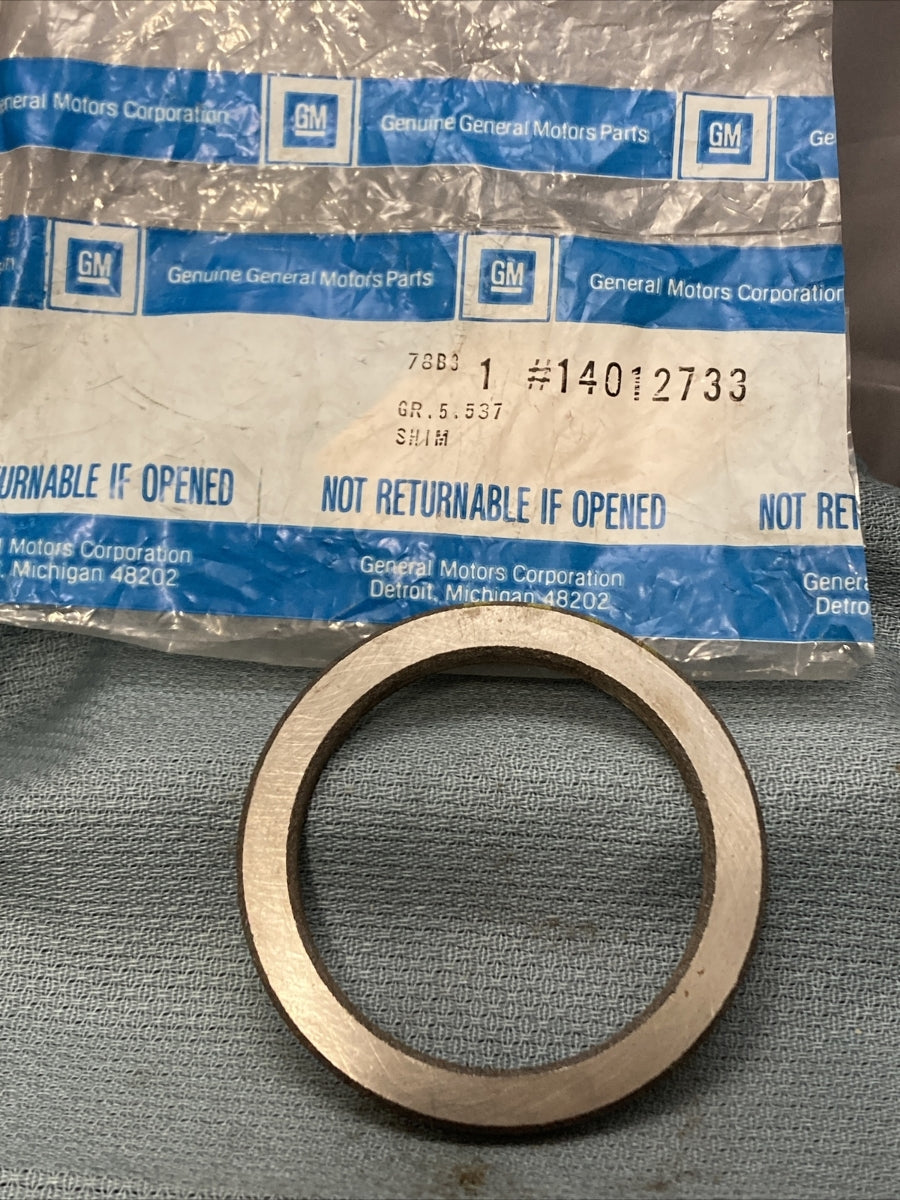 NEW GENUINE GM 14012733 SHIM, DIFFERENTIAL BEARING 1985-2021 GR 5.537