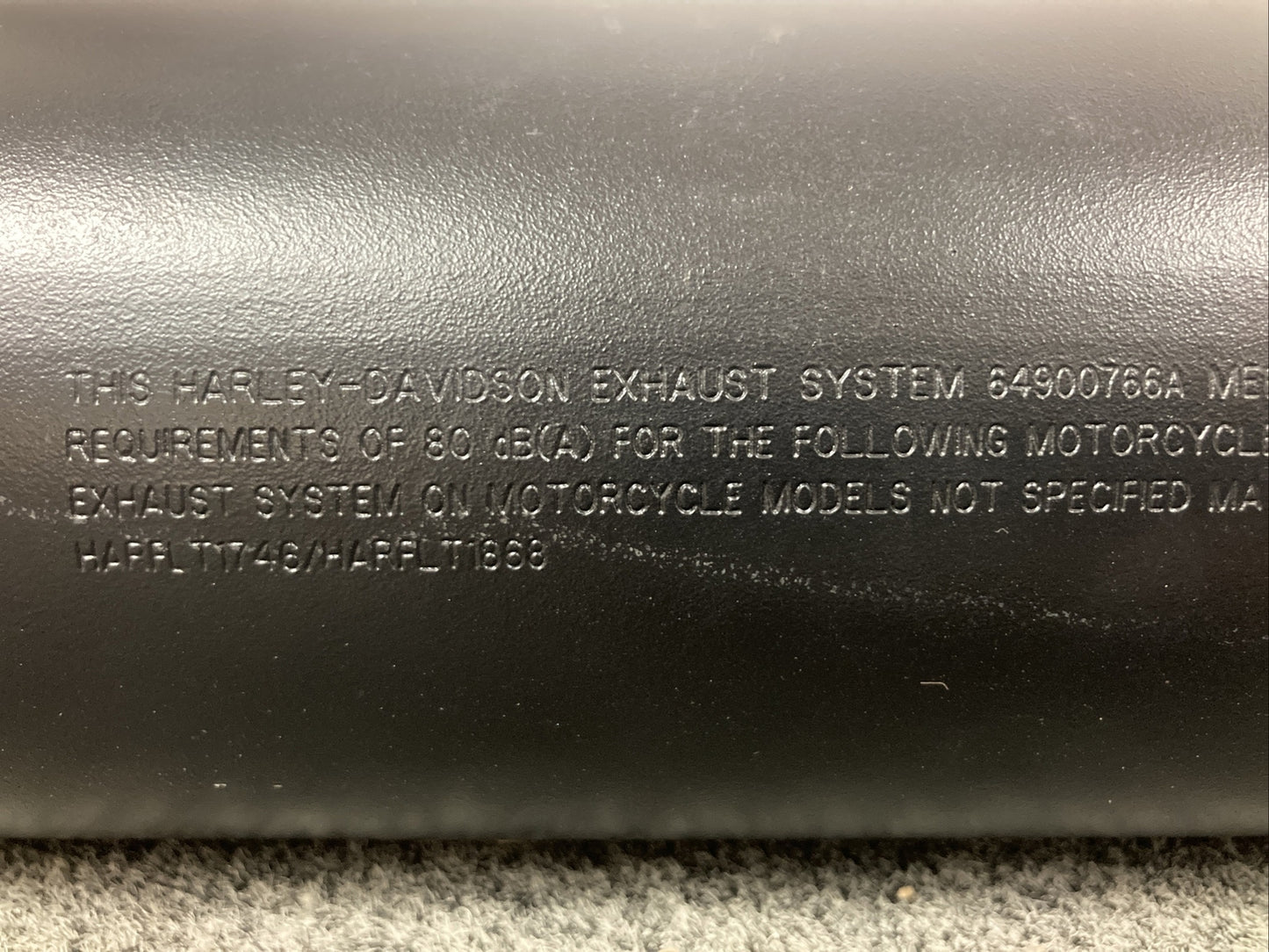 HARLEY DAVIDSON 64900766A RIGHT MUFFLER