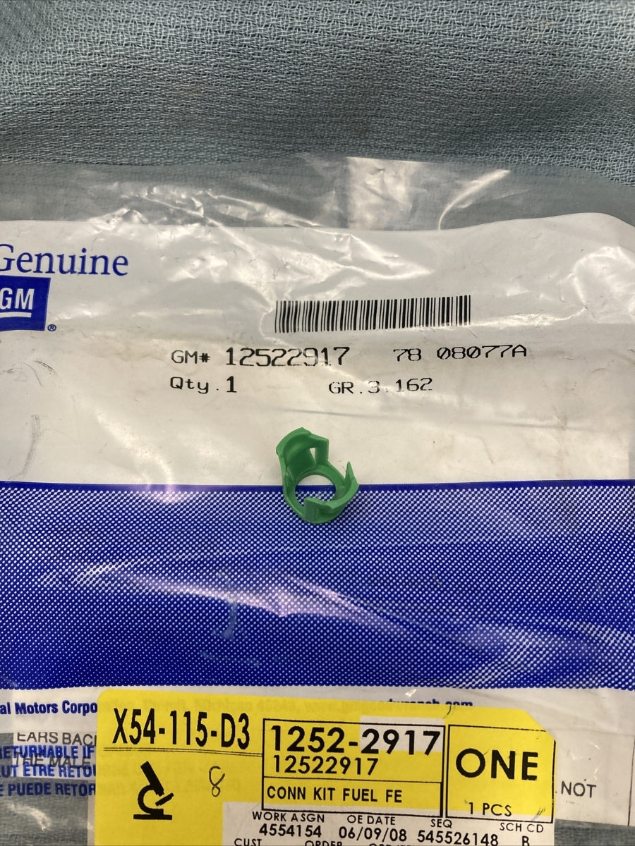 NEW GENUINE GM 12522917 CONNECTOR KIT, FUEL FEED PIPE 1983-2017 GR 3.162