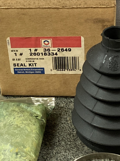 NEW ACDELCO 36-2649 BOOT KIT, FRONT WHEEL DRIVE AXLE SHAFT GM 26018334 GR 6.061