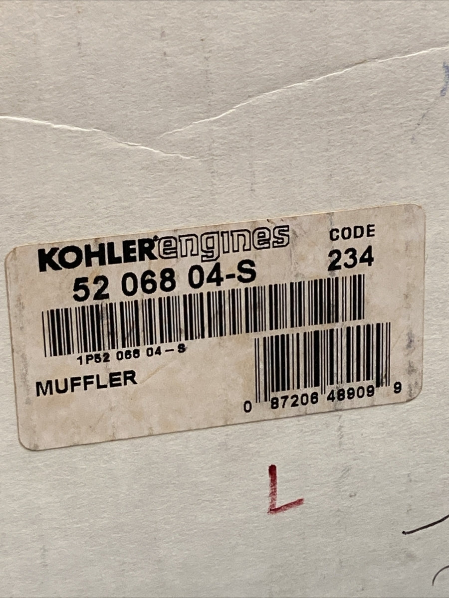 NEW KOHLER 52 068 04-S MUFFLER