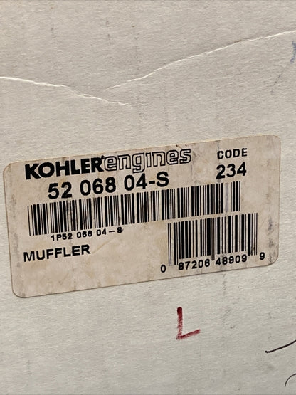 NEW KOHLER 52 068 04-S MUFFLER