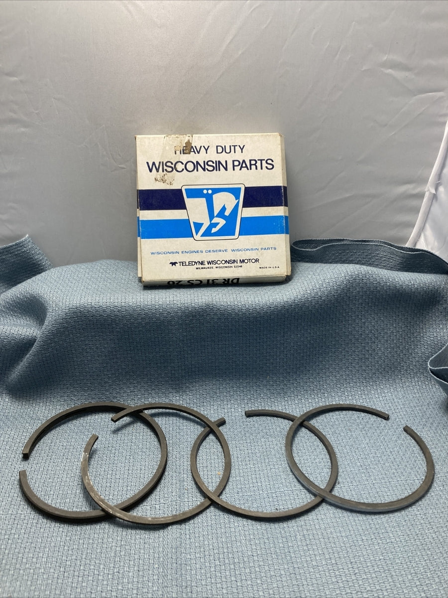NEW TELEDYNE WISCONSIN DR31CS 20 PISTON RING SET