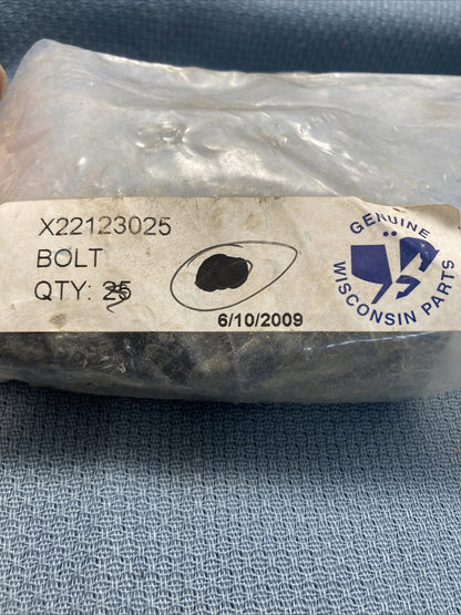 NEW GENUINE WISCONSIN X22123025 Continental BOLT