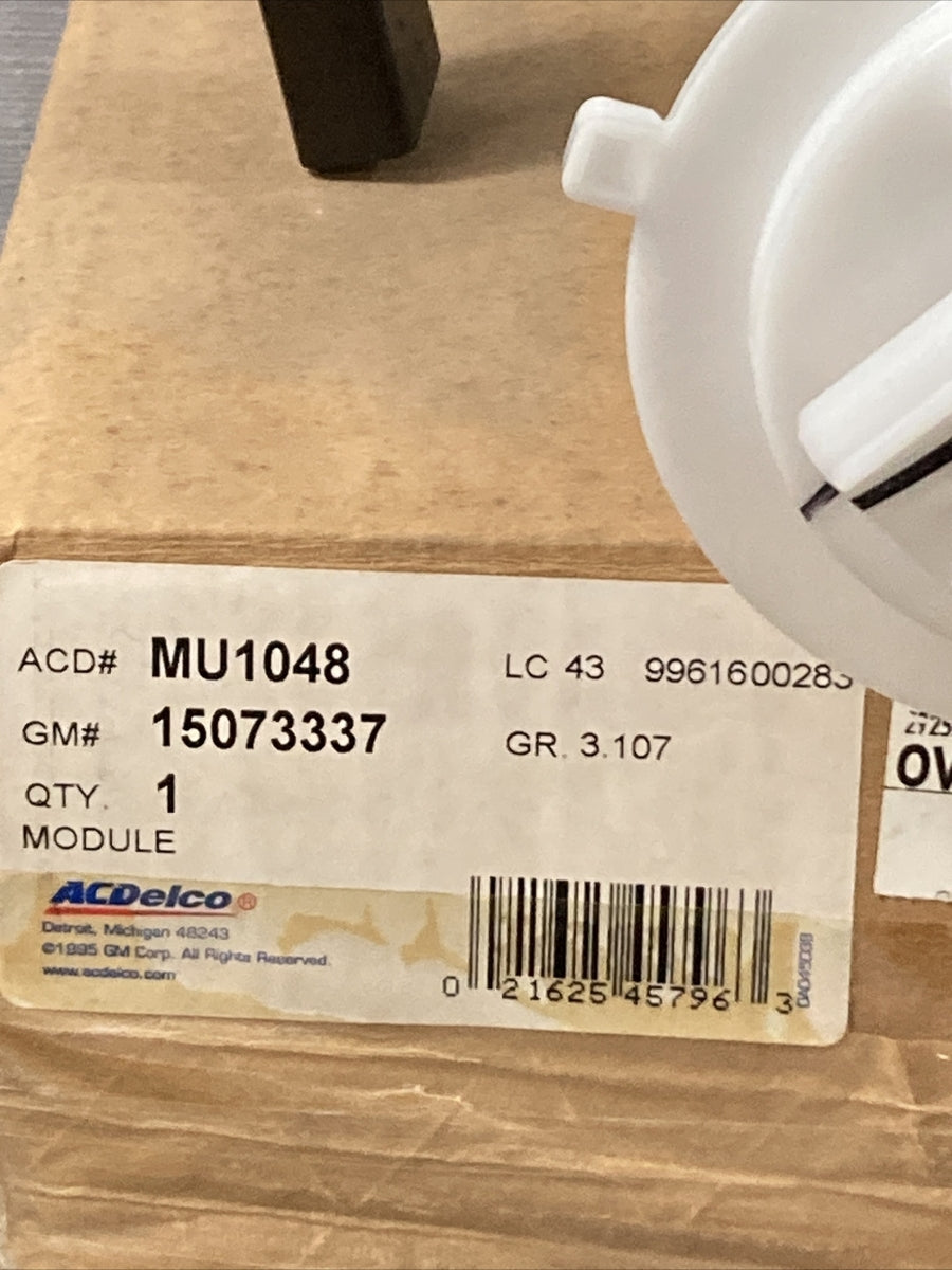 NEW ACDELCO MU1048 MODULE ASM, FUEL TANK FUEL PUMP GM 15073337 GR 3.107