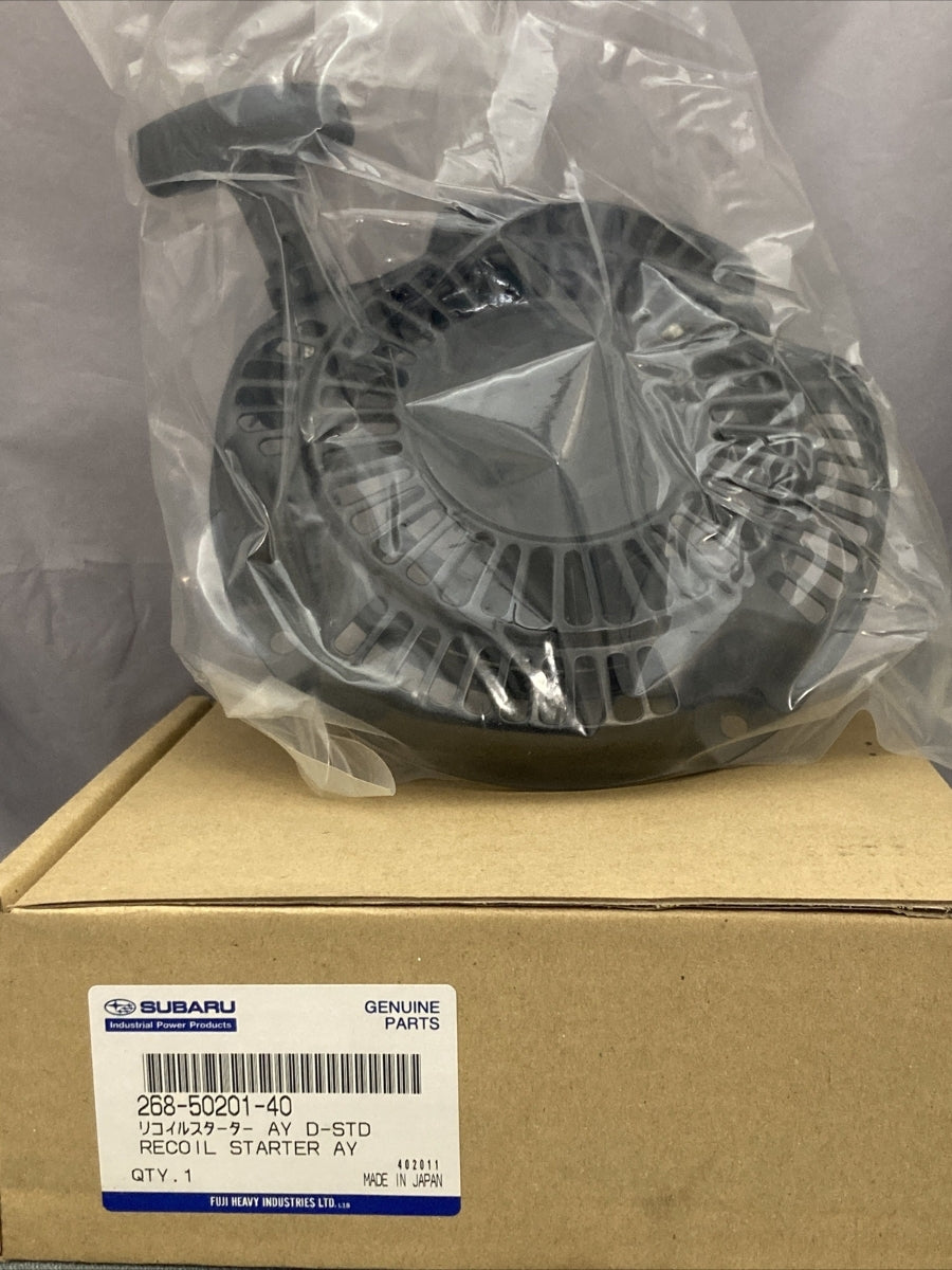 NEW GENUINE SUBARU 268-50201-40 RECOIL STARTER AY SUPERSEDES 252-50201-10