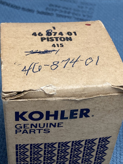 NEW KOHLER 46 874 01 PISTON ASSEMBLY WITH RINGS