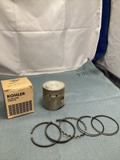 NEW KOHLER 46 874 01 PISTON ASSEMBLY WITH RINGS