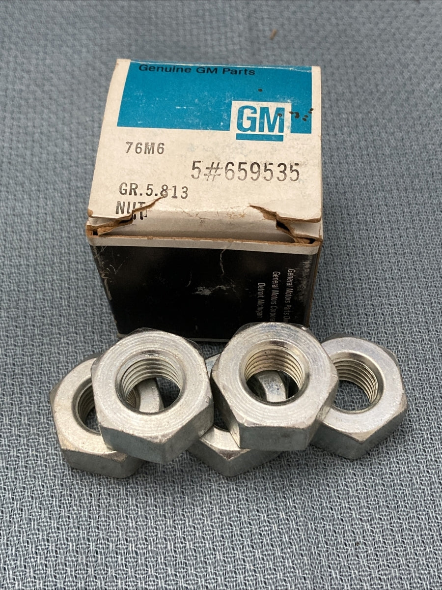 QTY 5 NEW GENUINE GM 659535 NUT GR 5.813