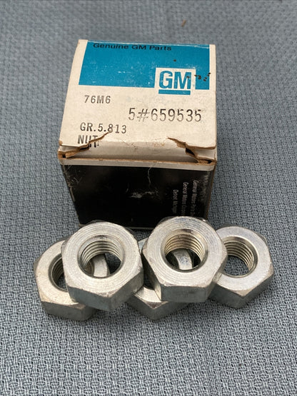 QTY 5 NEW GENUINE GM 659535 NUT GR 5.813