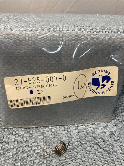 NEW GENUINE WISCONSIN 27-525-007-0 DOG-SPRING