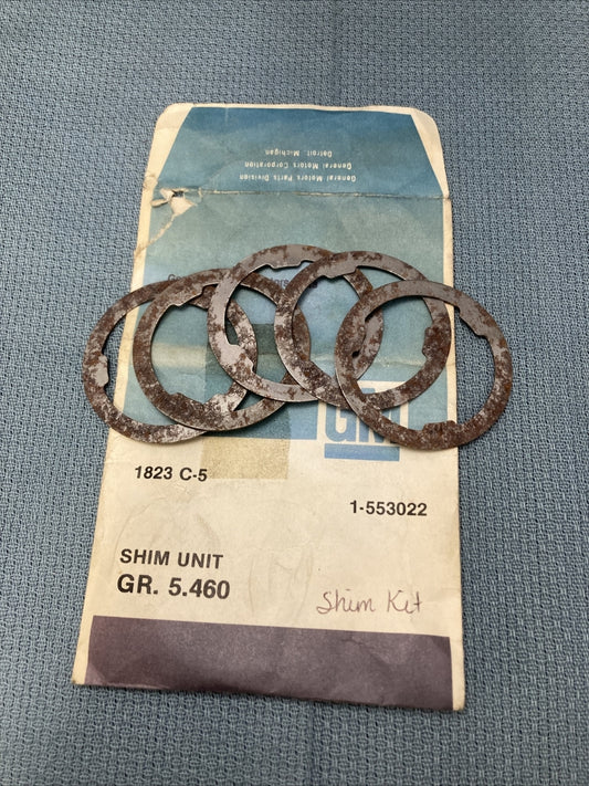 NEW GENUINE GM 553022 SHIM KIT (5 SHIMS) GR 5.460