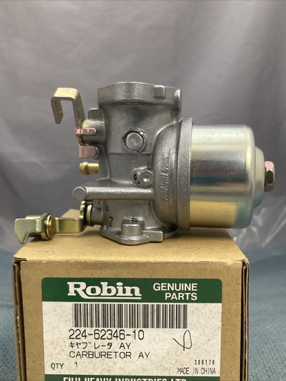 NEW SUBARU ROBIN 224-62346-10 CARBURETOR SUPERSEDES 224-62346-00