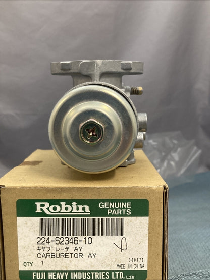 NEW SUBARU ROBIN 224-62346-10 CARBURETOR SUPERSEDES 224-62346-00