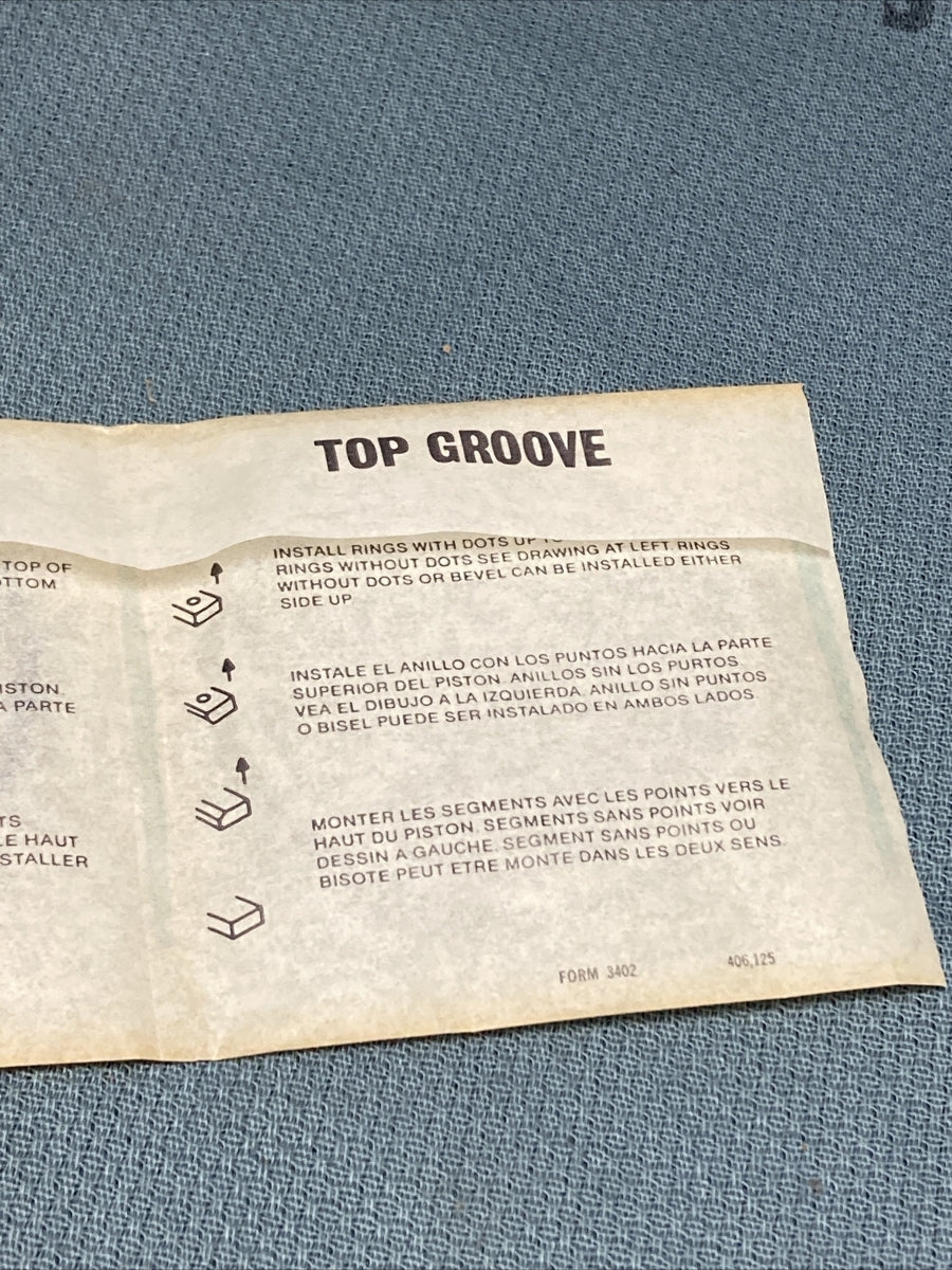 NEW TELEDYNE TOTAL POWER DR53 PISTON RING SET