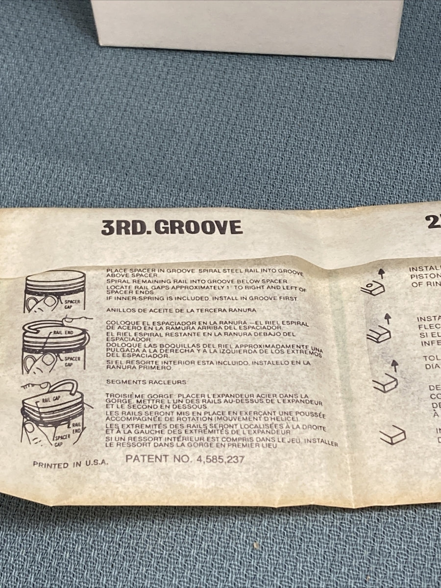 NEW TELEDYNE TOTAL POWER DR53 PISTON RING SET