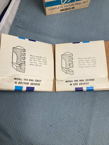 NEW WISCONSIN PARTS DR20CS-10 INCOMPLETE PISTON RING SET