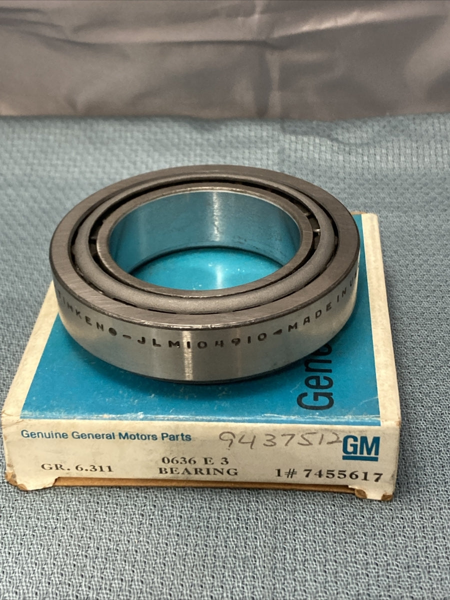 NEW GENUINE GM 7455617 BEARING, FRONT WHEEL INNER GR 6.311