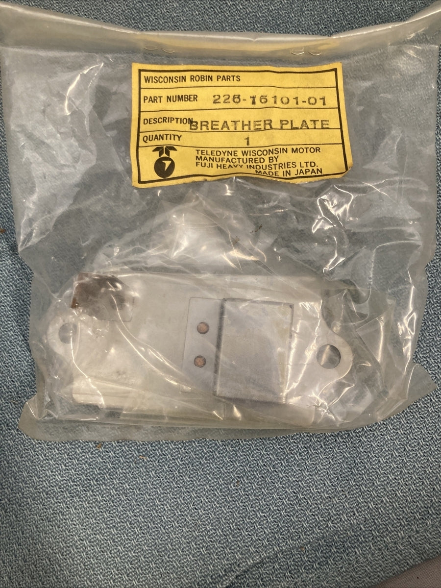 NEW TELEDYNE WISCONSIN ROBIN SUBARU 226-16101-01 BREATHER PLATE