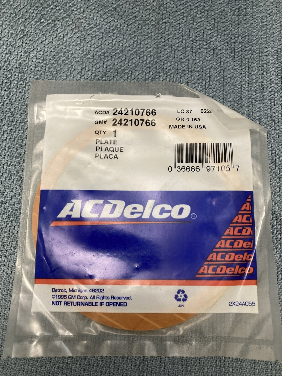 NEW GENUINE ACDELCO/GM 24210766 TRANS CLUTCH FRICTION PLATE GR 4.163
