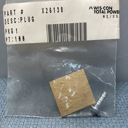 NEW GENUINE WIS-CON TOTAL POWER X26138 PLUG