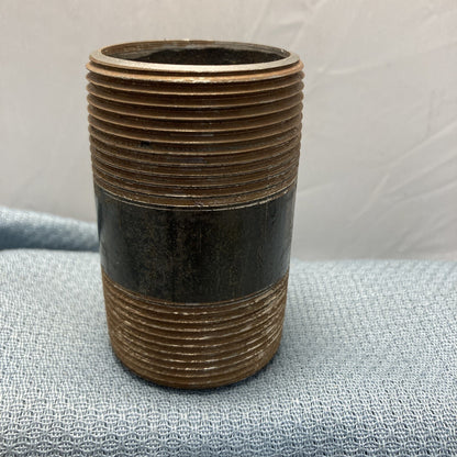 NEW GRINNELL LJ161 NIPPLE, PIPE 1 1/2" X 3" STD BLACK, L-WHS WISCONSIN